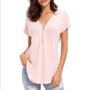 Pink tunic top